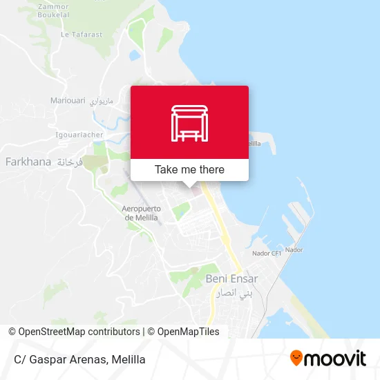 C/ Gaspar Arenas map