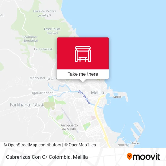 Cabrerizas Con C/ Colombia map