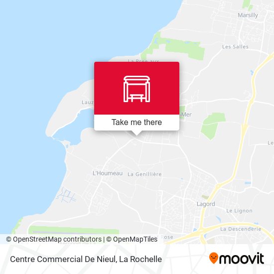 Centre Commercial De Nieul map