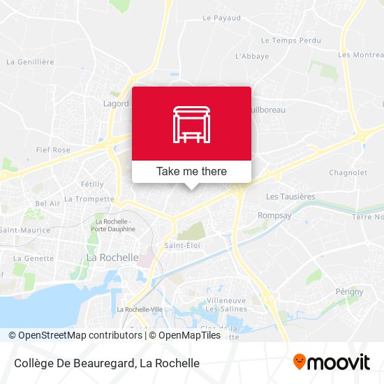 Collège De Beauregard map