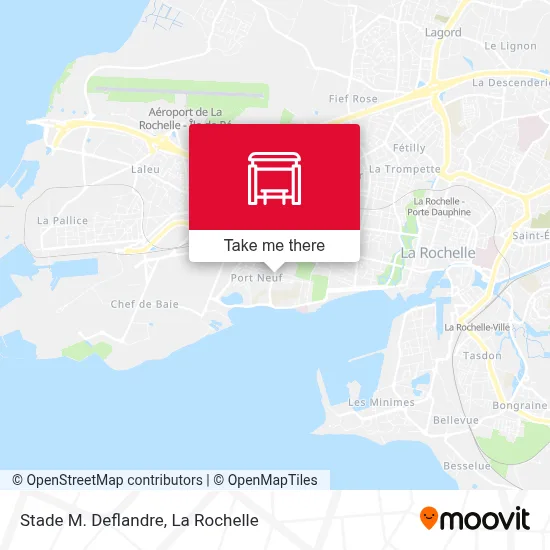 Stade M. Deflandre map