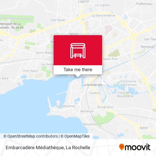 Embarcadère Médiathèque map