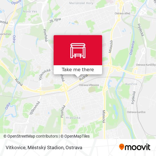 Vítkovice, Městský Stadion map