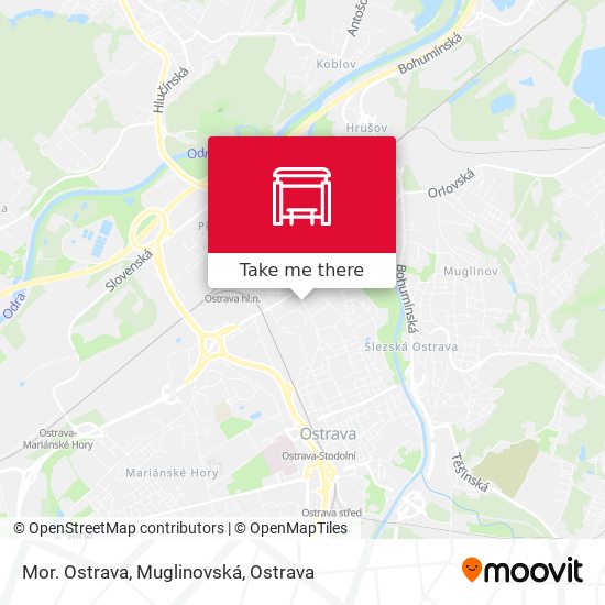 Mor. Ostrava, Muglinovská map