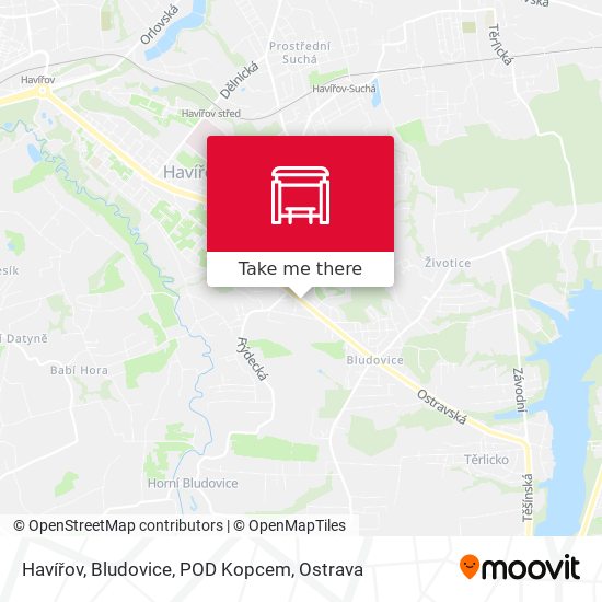 Havířov, Bludovice, POD Kopcem map