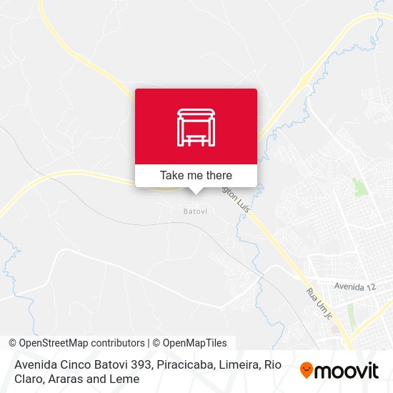 Avenida Cinco Batovi 393 map