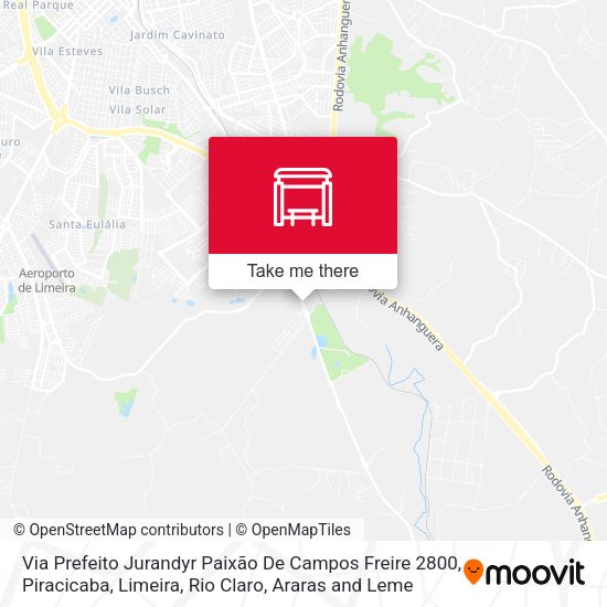Via Prefeito Jurandyr Paixão De Campos Freire 2800 map