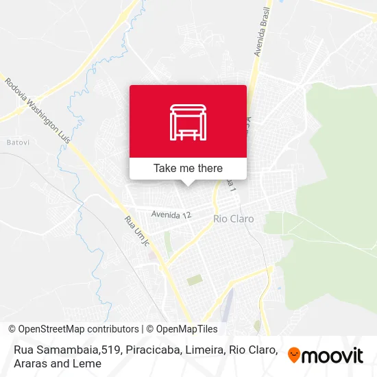 Rua Samambaia,519 map