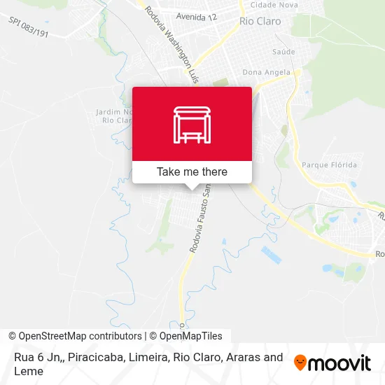 Rua 6 Jn, map