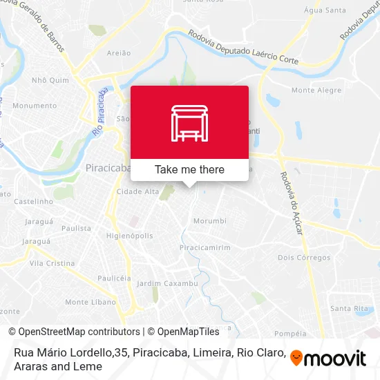 Rua Mário Lordello,35 map