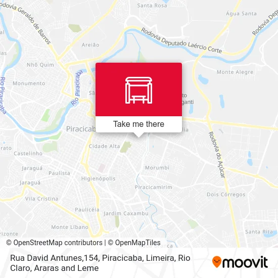 Rua David Antunes,154 map