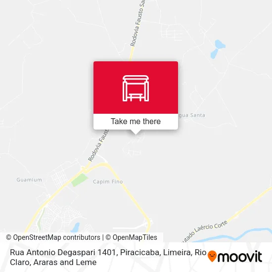 Rua Antonio Degaspari 1401 map