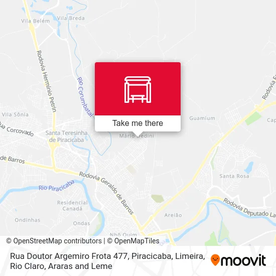 Rua Doutor Argemiro Frota 477 map