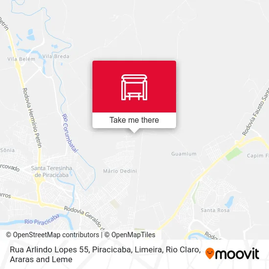 Rua Arlindo Lopes 55 map