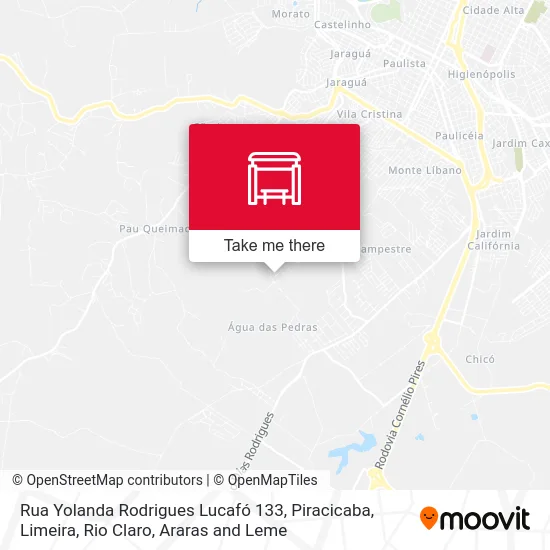 Rua Yolanda Rodrigues Lucafó 133 map