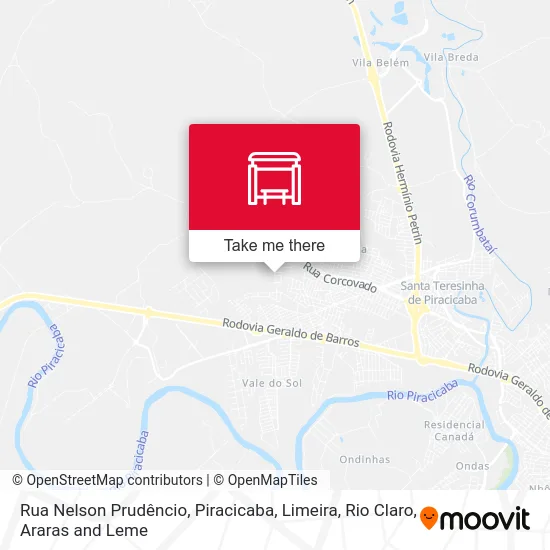 Rua Nelson Prudêncio map