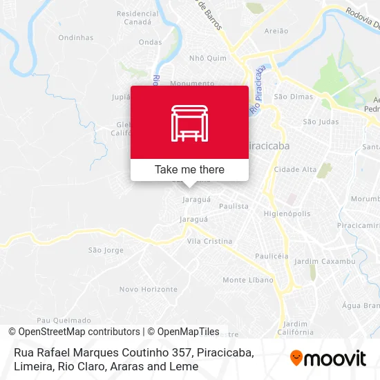 Rua Rafael Marques Coutinho 357 map