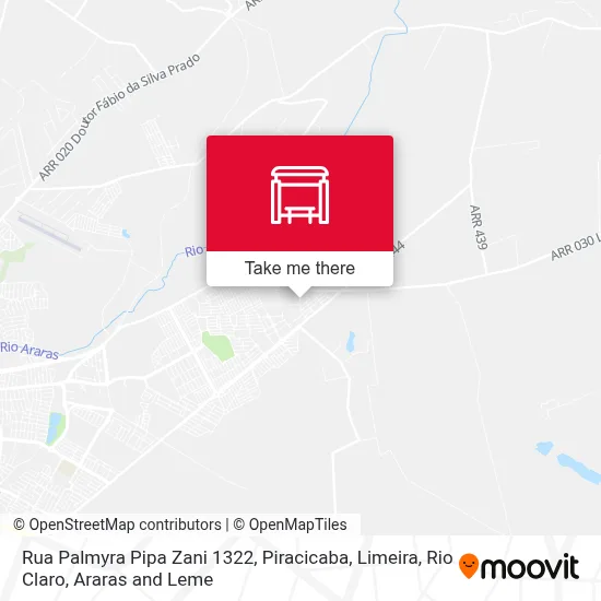 Rua Palmyra Pipa Zani 1322 map