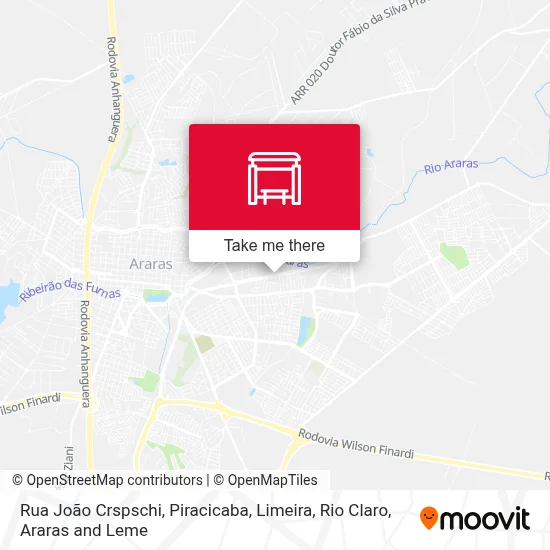 Rua João Crspschi map