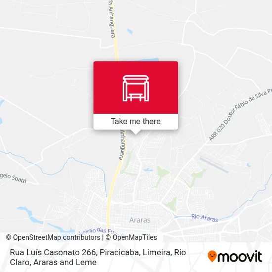 Rua Luís Casonato 266 map