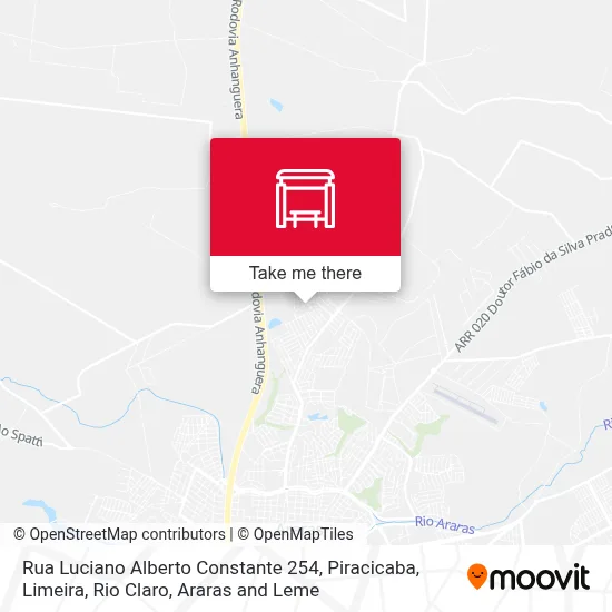 Rua Luciano Alberto Constante 254 map