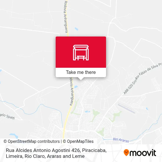 Rua Alcides Antonio Agostini 426 map
