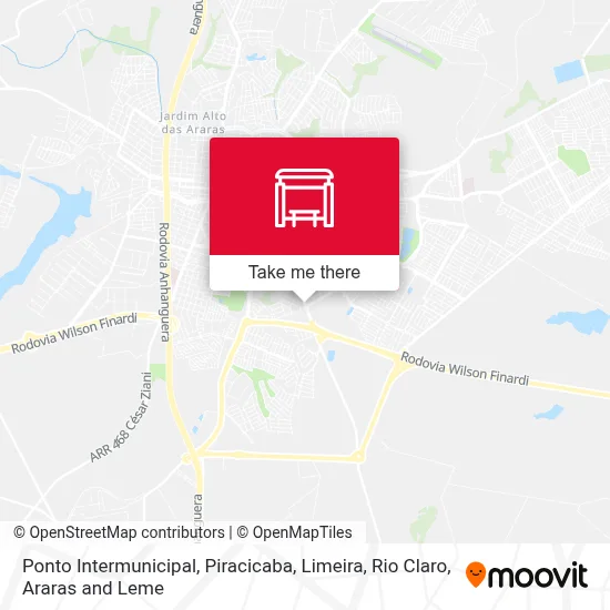 Ponto Intermunicipal map