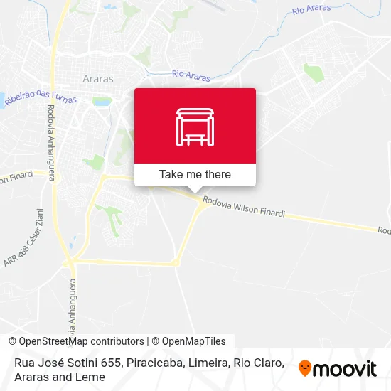 Rua José Sotini 655 map