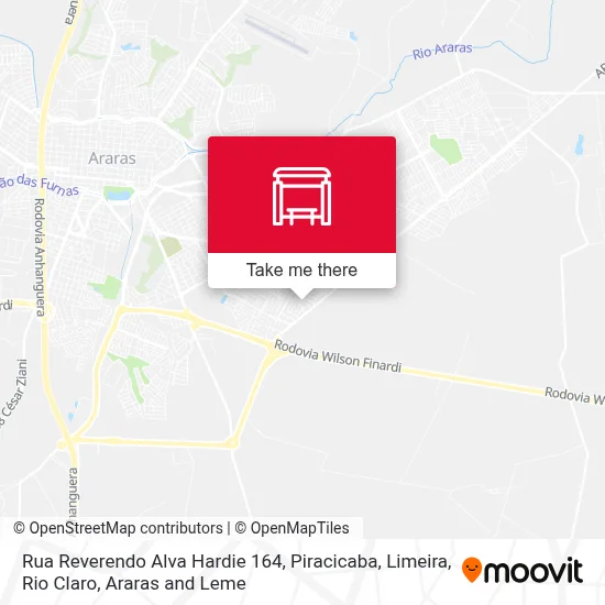 Rua Reverendo Alva Hardie 164 map