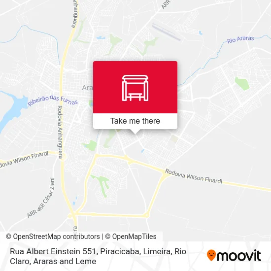 Rua Albert Einstein 551 map