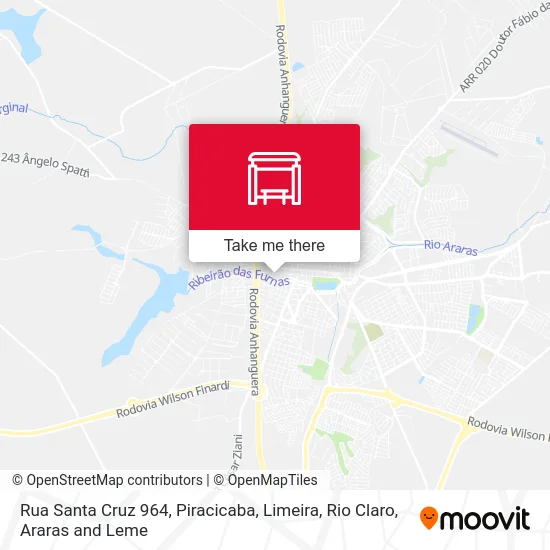 Rua Santa Cruz 964 map