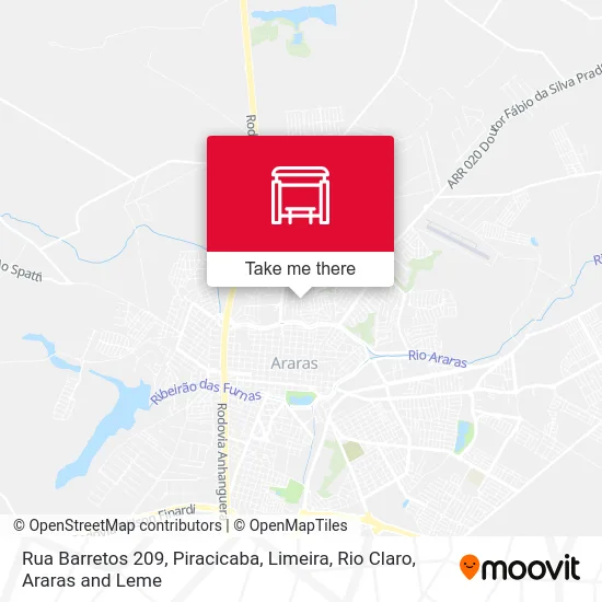 Rua Barretos 209 map