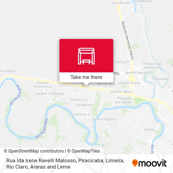 Rua Ida Irene Ravelli Malosso map
