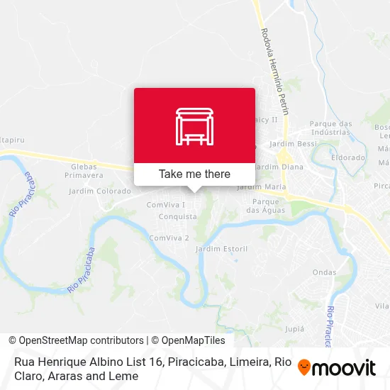 Rua Henrique Albino List 16 map