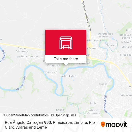 Rua Ângelo Carregari 990 map