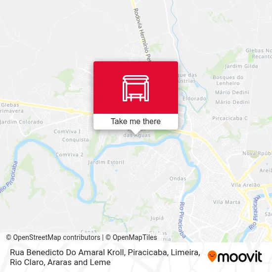 Rua Benedicto Do Amaral Kroll map