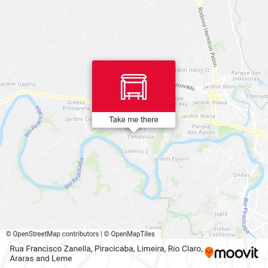 Rua Francisco Zanella map