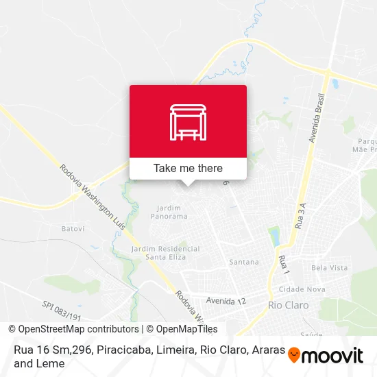 Rua 16 Sm,296 map