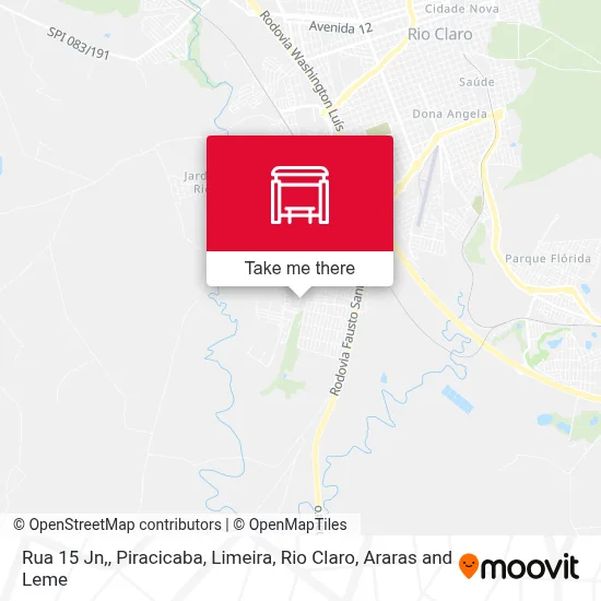 Rua 15 Jn, map