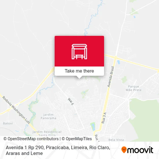 Avenida 1 Rp 290 map