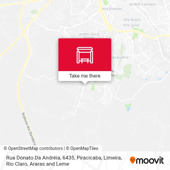 Rua Donato Da Andréia, 6435 map