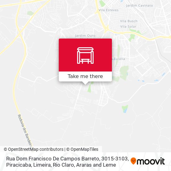 Rua Dom Francisco De Campos Barreto, 3015-3103 map