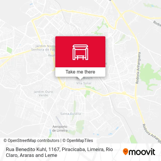 Rua Benedito Kuhl, 1167 map