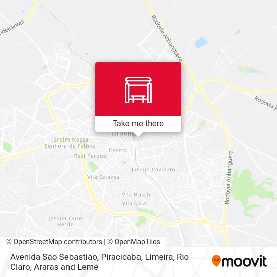 Avenida São Sebastião map