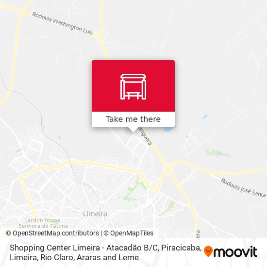 Mapa Shopping Center Limeira - Atacadão B / C