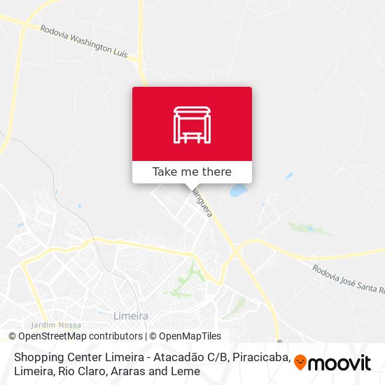 Mapa Shopping Center Limeira - Atacadão C / B