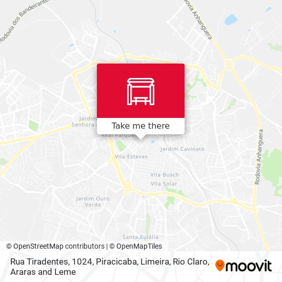 Rua Tiradentes, 1024 map