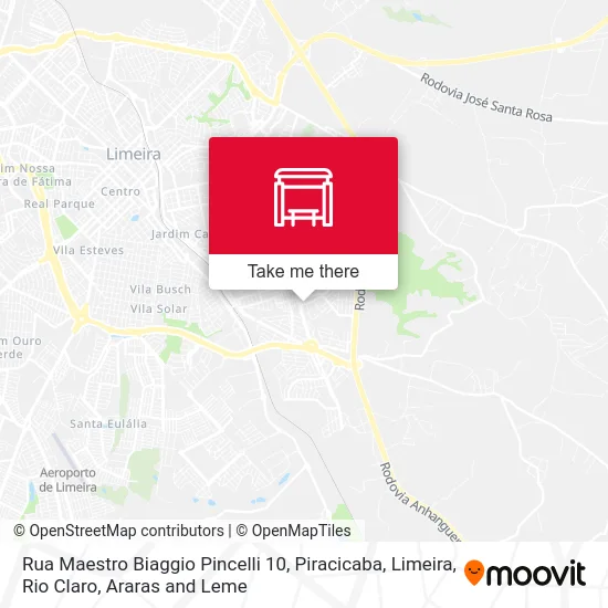 Rua Maestro Biaggio Pincelli 10 map
