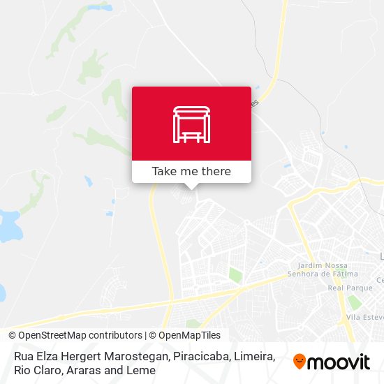 Rua Elza Hergert Marostegan map