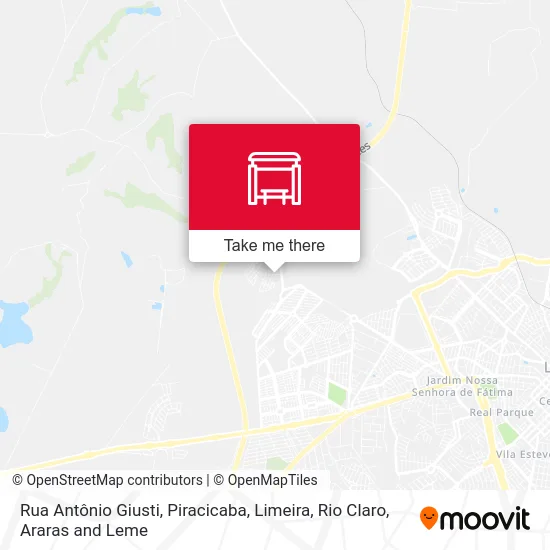 Rua Antônio Giusti map